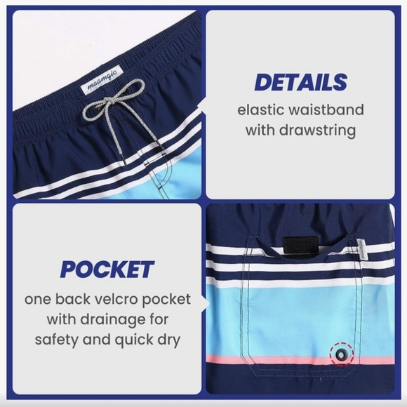 Swim Trunks Men's Size XL NWT - Picture 3 of 5